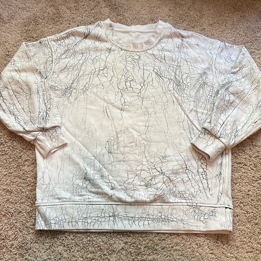 Lululemon oversized crew neck sweatshirt